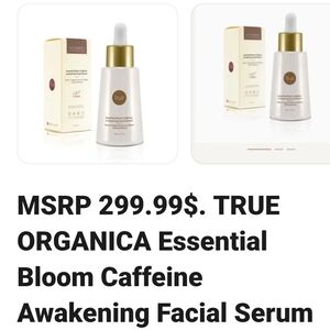 Caffeine Awakening Facial Serum - Gold and White